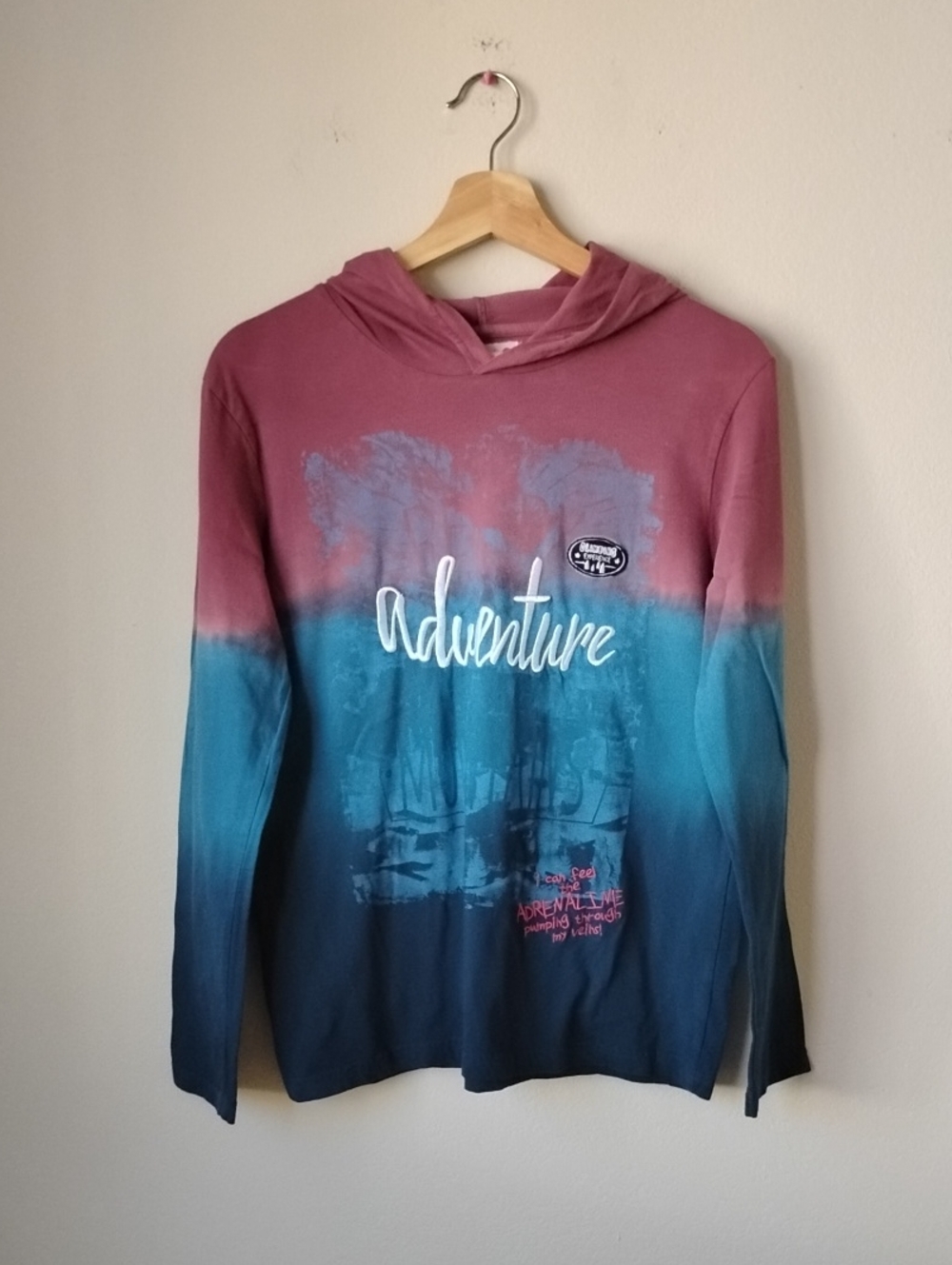 🍁🍂 Boboli Boy's Size 14 Graphic Tie-Dye Hoodie